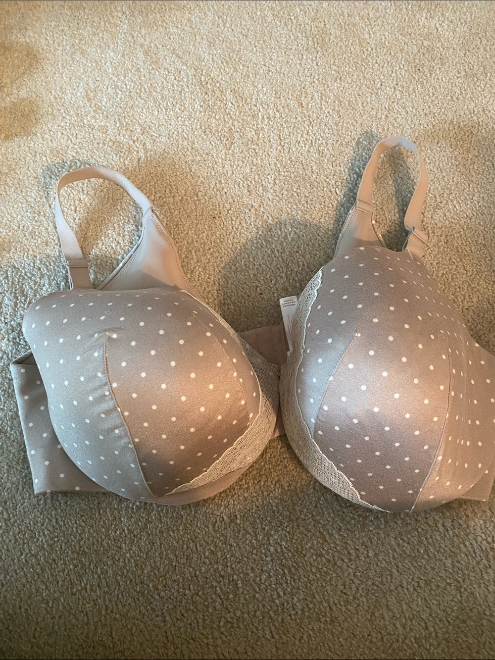 Cacique 44DD lightly lined full coverage bra